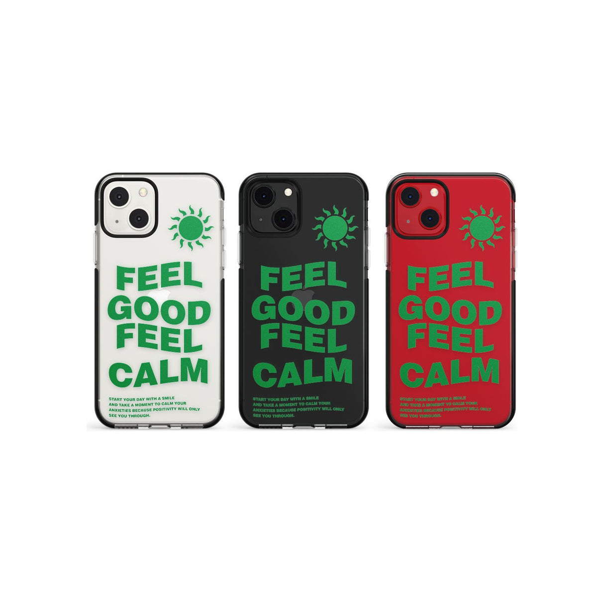 Feel Good Feel Calm (Green)Phone Case for iPhone 13 Mini