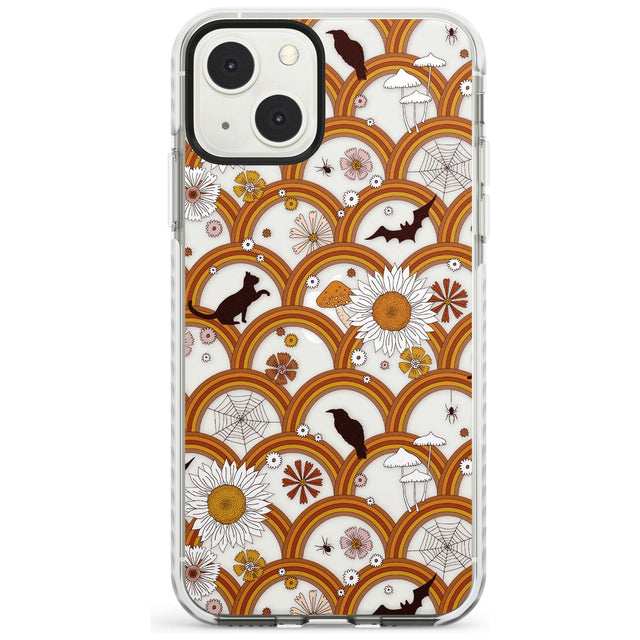 Halloween Skulls and FlowersPhone Case for iPhone 13 Mini