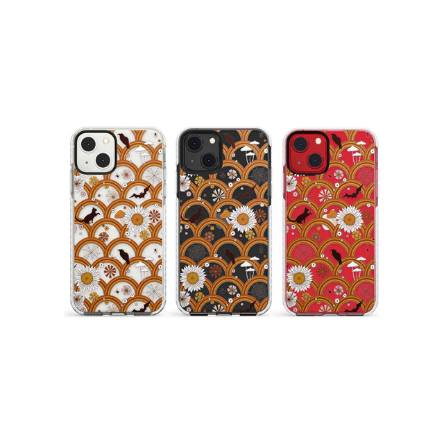 Halloween Skulls and FlowersPhone Case for iPhone 13 Mini