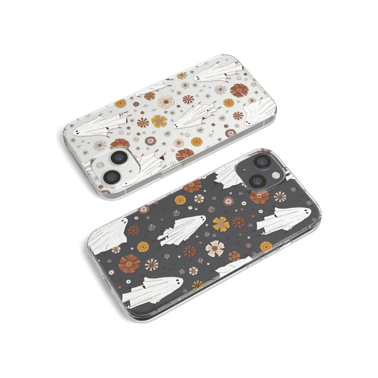 Halloween Skulls and FlowersPhone Case for iPhone 13 Mini