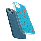 Blue Heartstopper Stars Pattern Phone Case for iPhone 13 Mini