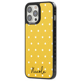 Personalised Yellow Polka Dot Custom Phone Case iPhone 15 Pro Max / Black Impact Case,iPhone 15 Plus / Black Impact Case,iPhone 15 Pro / Black Impact Case,iPhone 15 / Black Impact Case,iPhone 15 Pro Max / Impact Case,iPhone 15 Plus / Impact Case,iPhone 15 Pro / Impact Case,iPhone 15 / Impact Case,iPhone 15 Pro Max / Magsafe Black Impact Case,iPhone 15 Plus / Magsafe Black Impact Case,iPhone 15 Pro / Magsafe Black Impact Case,iPhone 15 / Magsafe Black Impact Case,iPhone 14 Pro Max / Black Impact Case,iPhone 