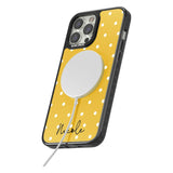 Personalised Yellow Polka Dot Custom Phone Case iPhone 15 Pro Max / Black Impact Case,iPhone 15 Plus / Black Impact Case,iPhone 15 Pro / Black Impact Case,iPhone 15 / Black Impact Case,iPhone 15 Pro Max / Impact Case,iPhone 15 Plus / Impact Case,iPhone 15 Pro / Impact Case,iPhone 15 / Impact Case,iPhone 15 Pro Max / Magsafe Black Impact Case,iPhone 15 Plus / Magsafe Black Impact Case,iPhone 15 Pro / Magsafe Black Impact Case,iPhone 15 / Magsafe Black Impact Case,iPhone 14 Pro Max / Black Impact Case,iPhone 