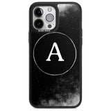 Personalised Eclipse Monogram Custom Phone Case iPhone 13 Pro Max / Magsafe Black Impact Case Blanc Space