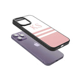 Personalised Minimal Pink Stripes & Initials Custom Phone Case iPhone 15 Pro Max / Black Impact Case,iPhone 15 Plus / Black Impact Case,iPhone 15 Pro / Black Impact Case,iPhone 15 / Black Impact Case,iPhone 15 Pro Max / Impact Case,iPhone 15 Plus / Impact Case,iPhone 15 Pro / Impact Case,iPhone 15 / Impact Case,iPhone 15 Pro Max / Magsafe Black Impact Case,iPhone 15 Plus / Magsafe Black Impact Case,iPhone 15 Pro / Magsafe Black Impact Case,iPhone 15 / Magsafe Black Impact Case,iPhone 14 Pro Max / Black Impa