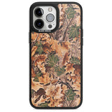 Leaves Camo Phone Case iPhone 13 Pro Max / Magsafe Black Impact Case Blanc Space