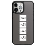 Coffee Element (Grey) Phone Case iPhone 13 Pro Max / Magsafe Black Impact Case Blanc Space