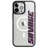 Personalised Clear Text  4C Custom Phone Case iPhone 13 Pro Max / Magsafe Black Impact Case Blanc Space