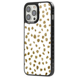 Gold Look on White Dalmatian Polka Dot Spots Phone Case iPhone 15 Pro Max / Black Impact Case,iPhone 15 Plus / Black Impact Case,iPhone 15 Pro / Black Impact Case,iPhone 15 / Black Impact Case,iPhone 15 Pro Max / Impact Case,iPhone 15 Plus / Impact Case,iPhone 15 Pro / Impact Case,iPhone 15 / Impact Case,iPhone 15 Pro Max / Magsafe Black Impact Case,iPhone 15 Plus / Magsafe Black Impact Case,iPhone 15 Pro / Magsafe Black Impact Case,iPhone 15 / Magsafe Black Impact Case,iPhone 14 Pro Max / Black Impact Case