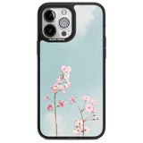 Blossom Flower Sky Phone Case iPhone 13 Pro Max / Magsafe Black Impact Case Blanc Space