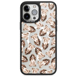 Cocker Spaniel (Brown) Watercolour Dog Pattern Phone Case iPhone 13 Pro Max / Magsafe Black Impact Case Blanc Space