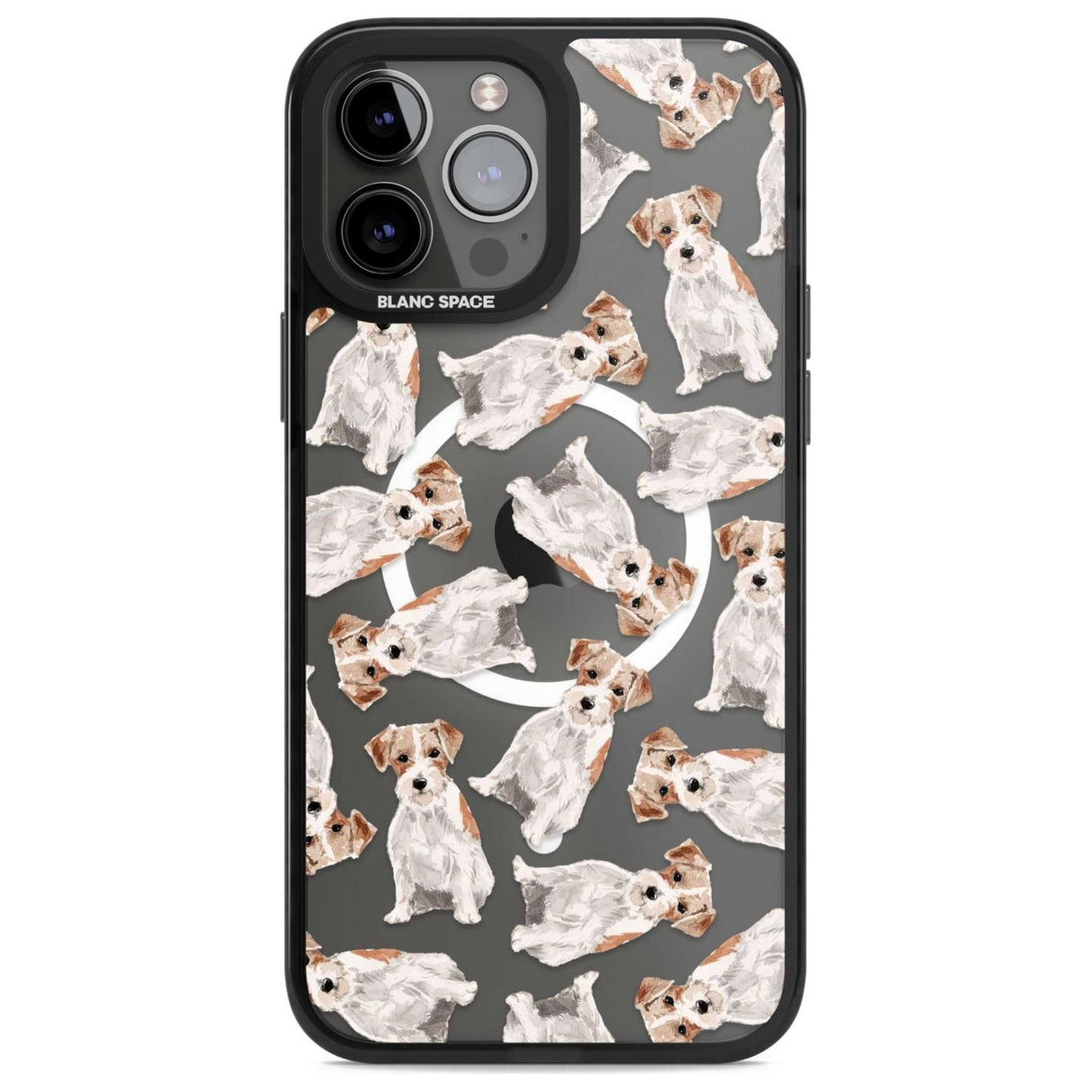 Wirehaired Jack Russell Watercolour Dog Pattern