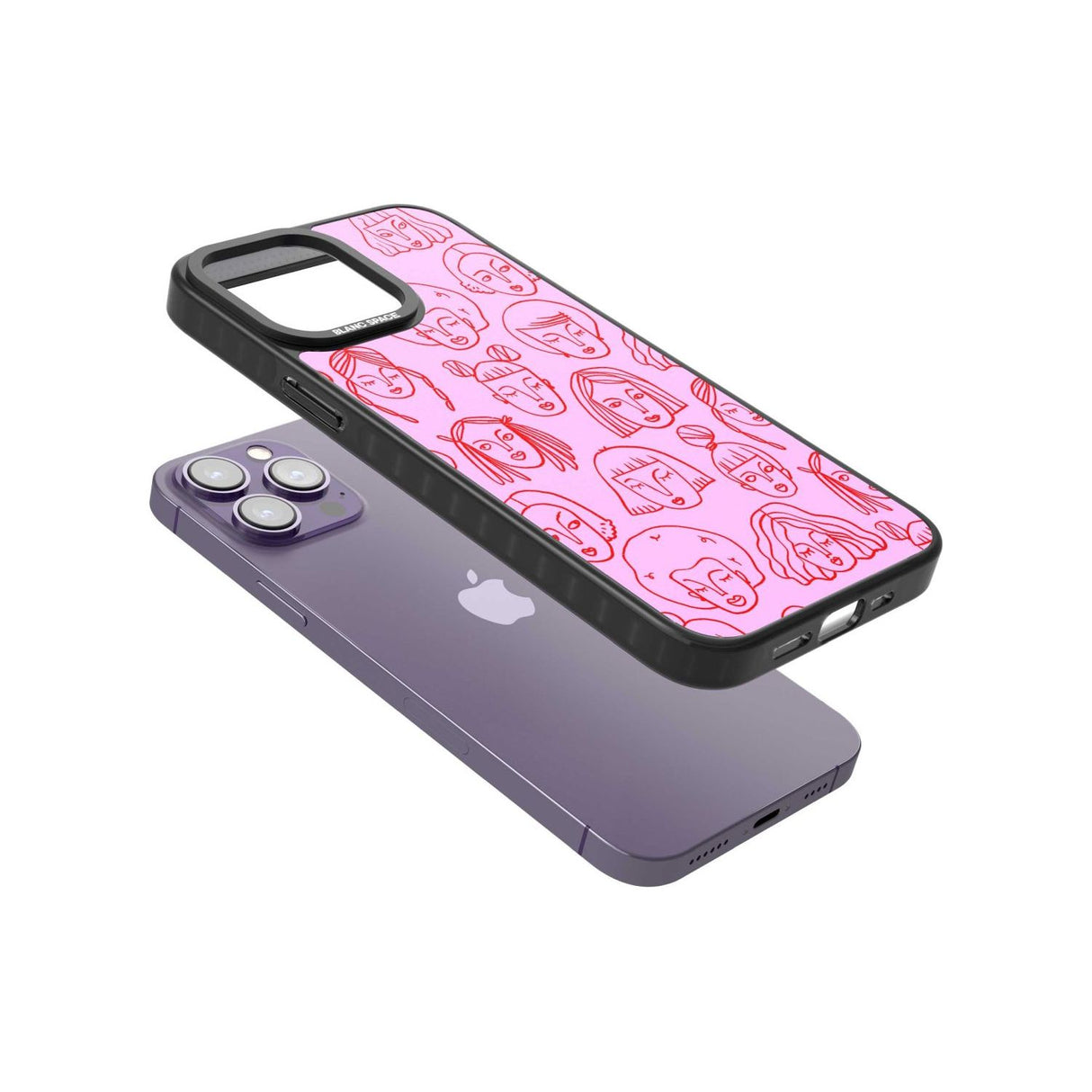 Girl Portrait Doodles in Pink & Red Phone Case iPhone 15 Pro Max / Black Impact Case,iPhone 15 Plus / Black Impact Case,iPhone 15 Pro / Black Impact Case,iPhone 15 / Black Impact Case,iPhone 15 Pro Max / Impact Case,iPhone 15 Plus / Impact Case,iPhone 15 Pro / Impact Case,iPhone 15 / Impact Case,iPhone 15 Pro Max / Magsafe Black Impact Case,iPhone 15 Plus / Magsafe Black Impact Case,iPhone 15 Pro / Magsafe Black Impact Case,iPhone 15 / Magsafe Black Impact Case,iPhone 14 Pro Max / Black Impact Case,iPhone 1