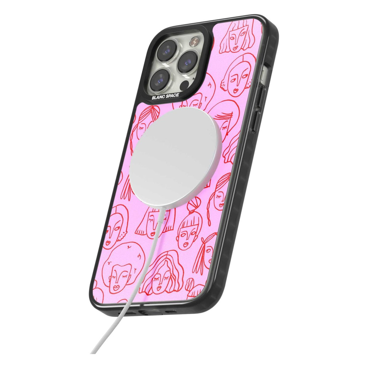 Girl Portrait Doodles in Pink & Red Phone Case iPhone 15 Pro Max / Black Impact Case,iPhone 15 Plus / Black Impact Case,iPhone 15 Pro / Black Impact Case,iPhone 15 / Black Impact Case,iPhone 15 Pro Max / Impact Case,iPhone 15 Plus / Impact Case,iPhone 15 Pro / Impact Case,iPhone 15 / Impact Case,iPhone 15 Pro Max / Magsafe Black Impact Case,iPhone 15 Plus / Magsafe Black Impact Case,iPhone 15 Pro / Magsafe Black Impact Case,iPhone 15 / Magsafe Black Impact Case,iPhone 14 Pro Max / Black Impact Case,iPhone 1