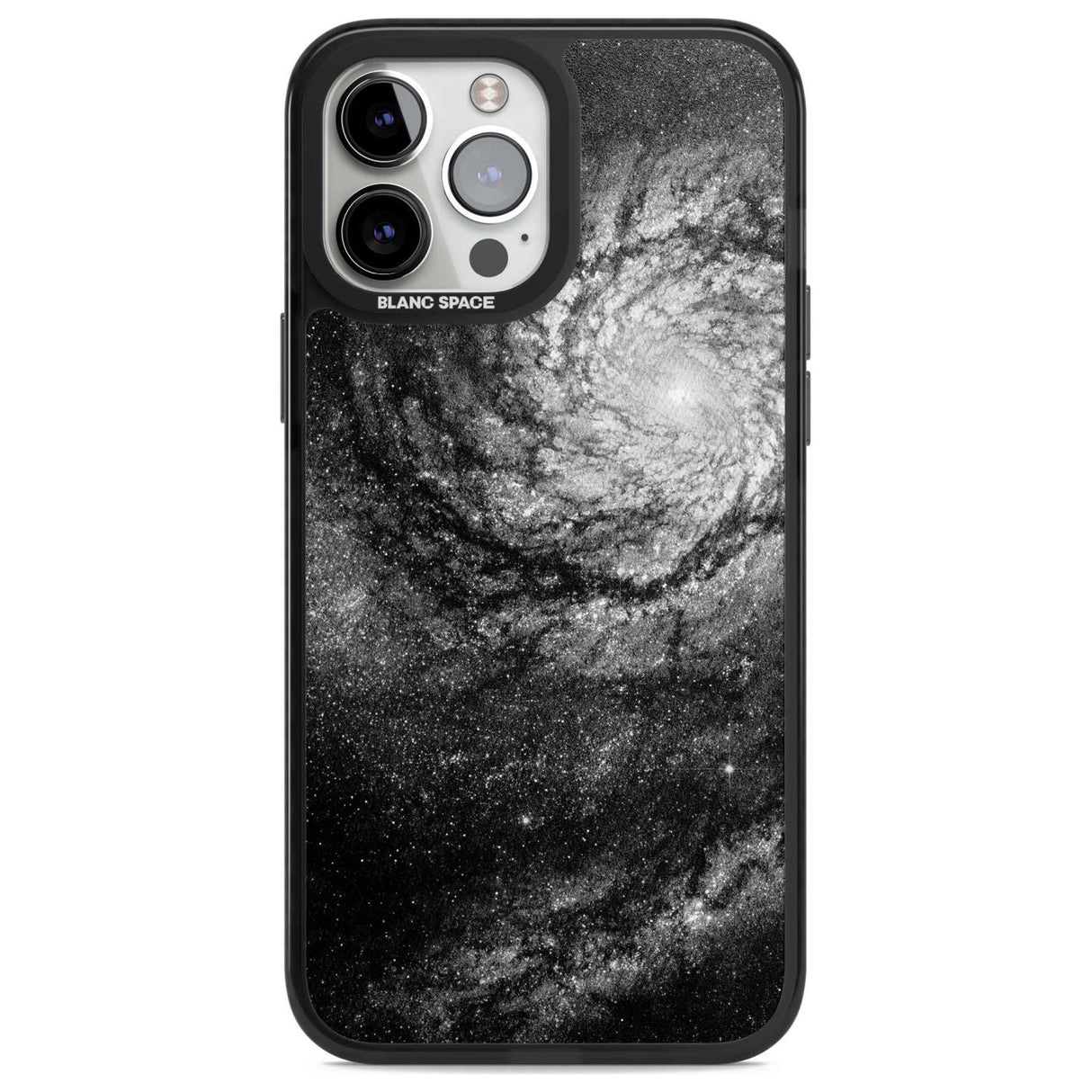 Night Sky Galaxies: Milky Way Galaxy Phone Case iPhone 13 Pro Max / Magsafe Black Impact Case Blanc Space