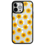 Sunflowers Transparent Pattern