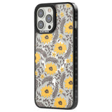 Yellow Blossoms Transparent Floral