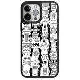 Monochrome Heads Phone Case iPhone 13 Pro Max / Magsafe Black Impact Case Blanc Space