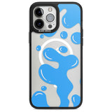 Blue Lava Lamp Phone Case iPhone 13 Pro Max / Magsafe Black Impact Case Blanc Space