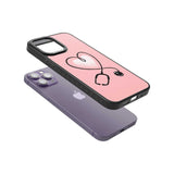 Medical Inspired Design Stethoscope Heart Phone Case iPhone 15 Pro Max / Black Impact Case,iPhone 15 Plus / Black Impact Case,iPhone 15 Pro / Black Impact Case,iPhone 15 / Black Impact Case,iPhone 15 Pro Max / Impact Case,iPhone 15 Plus / Impact Case,iPhone 15 Pro / Impact Case,iPhone 15 / Impact Case,iPhone 15 Pro Max / Magsafe Black Impact Case,iPhone 15 Plus / Magsafe Black Impact Case,iPhone 15 Pro / Magsafe Black Impact Case,iPhone 15 / Magsafe Black Impact Case,iPhone 14 Pro Max / Black Impact Case,iP