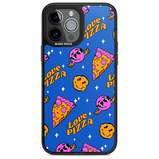 Psychedelic Love Pizza Pattern