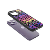 Rainbow Gradient Leopard Print