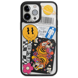 Electric Vibes Phone Case iPhone 13 Pro Max / Magsafe Black Impact Case Blanc Space