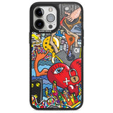 Crowd Tsunami Phone Case iPhone 13 Pro Max / Magsafe Black Impact Case Blanc Space