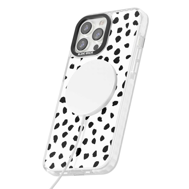 White Dalmatian Print