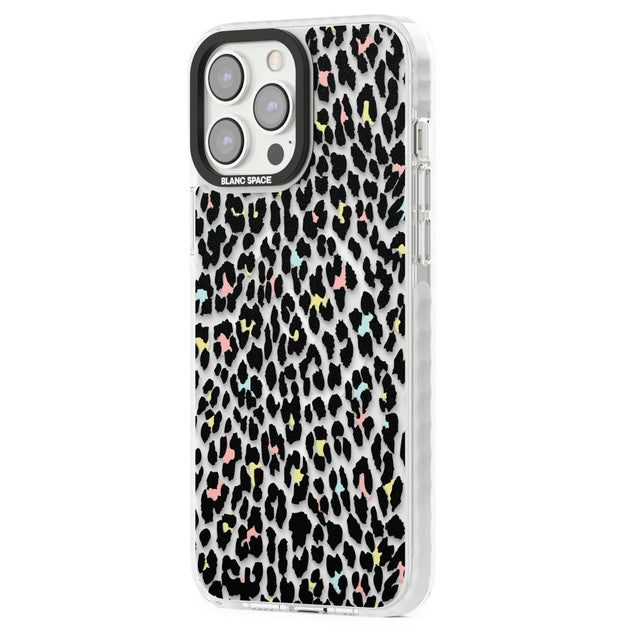 Mixed Pastels Leopard Print - Transparent