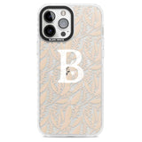 Personalised Subtle Monogram Abstract Floral