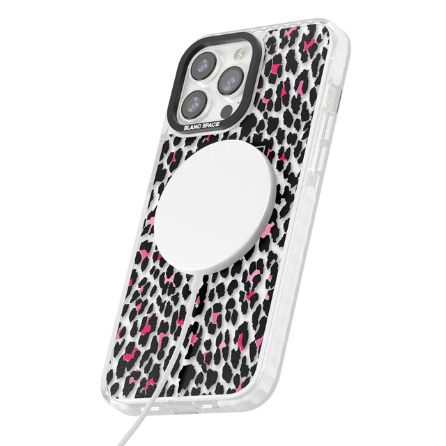 Personalised Pink Monogram Leopard Spots