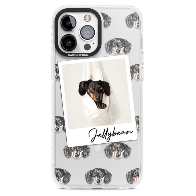 Personalised Dachshund, Black- Dog Photo