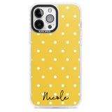 Personalised Yellow Polka Dot