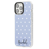 Personalised Simple Light Blue Dots