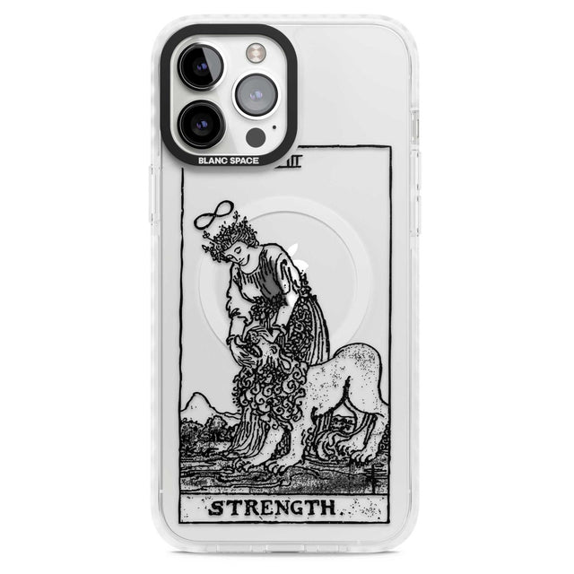 Personalised Strength Tarot Card - Transparent