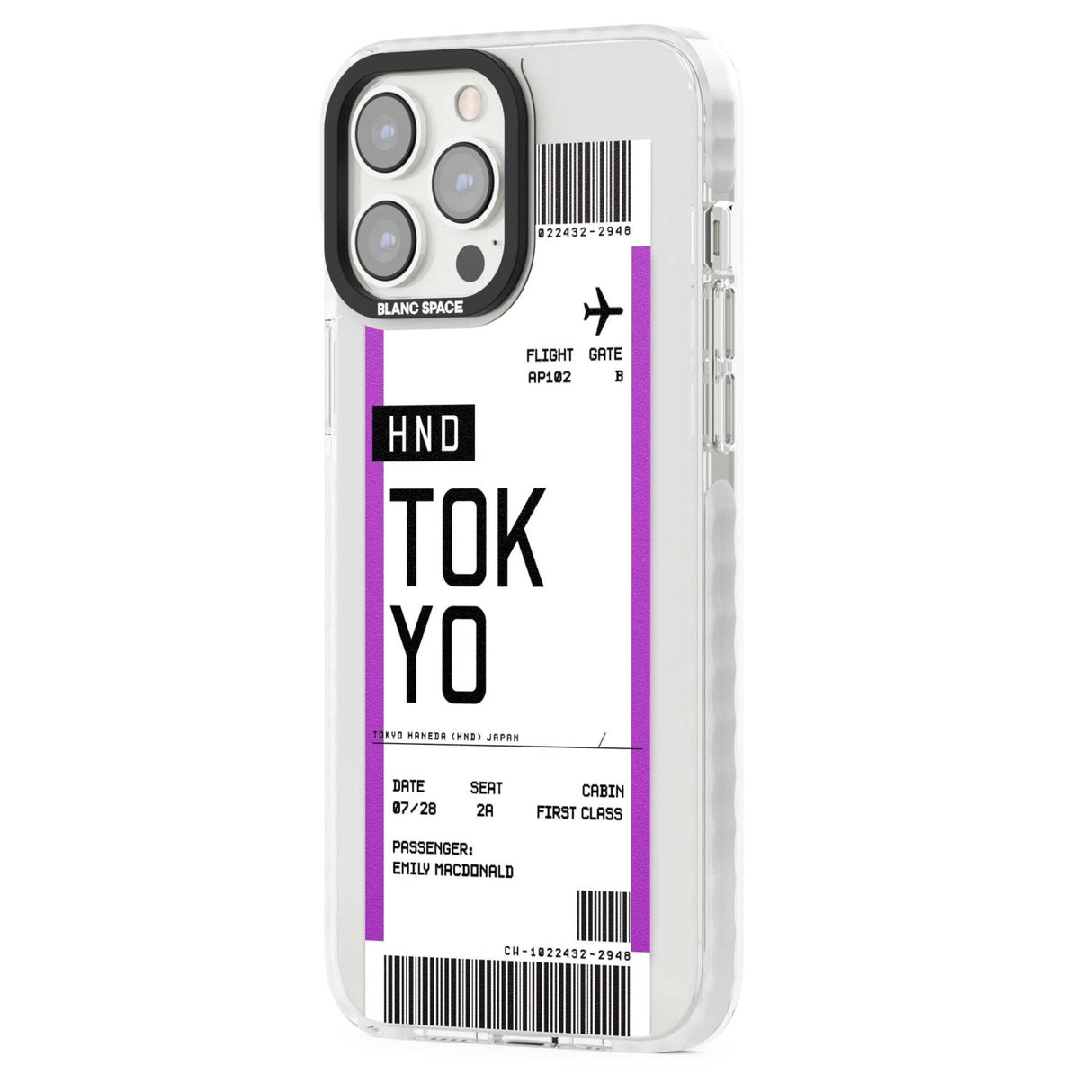 Personalised Tokyo Boarding Pass