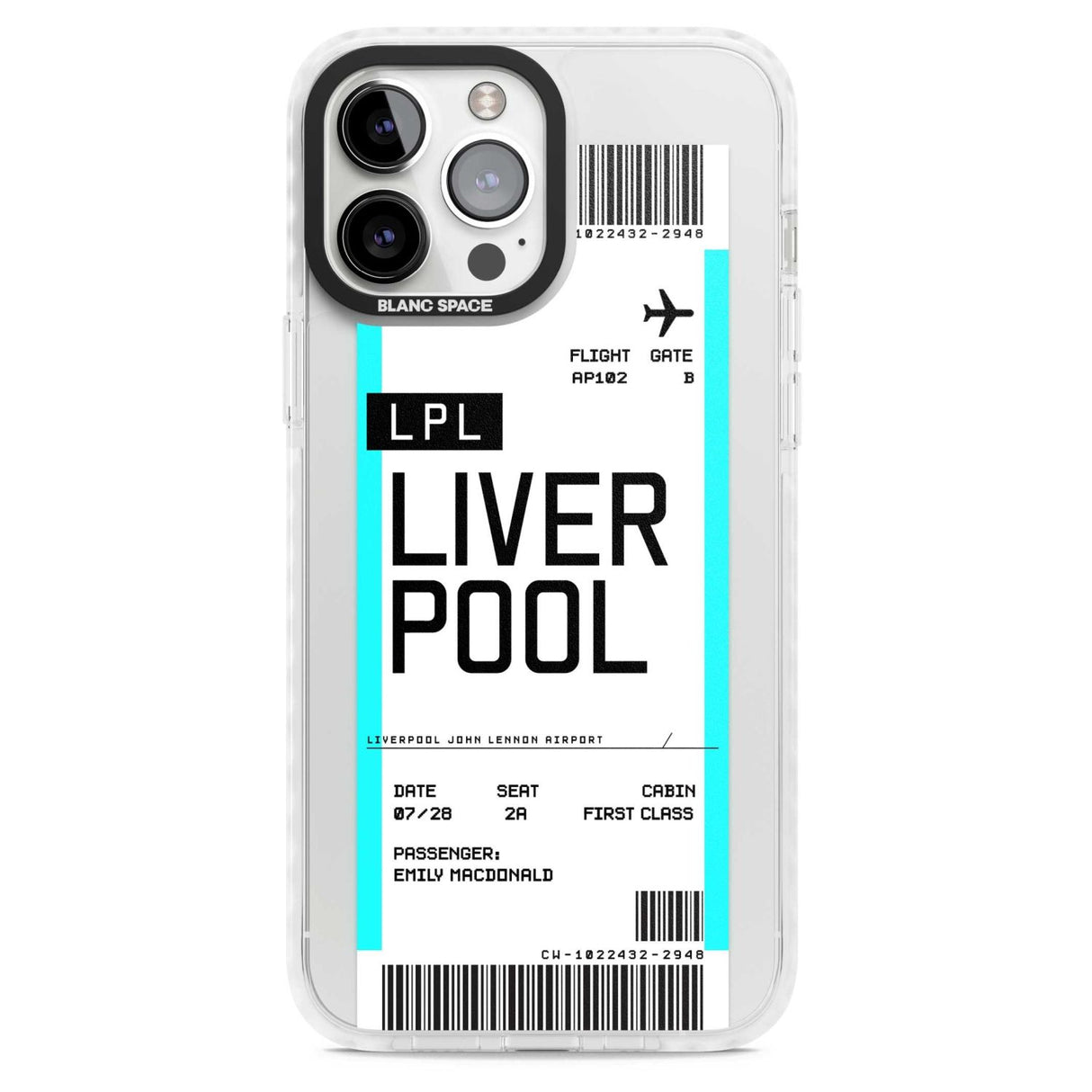 Personalised Liverpool Boarding Pass