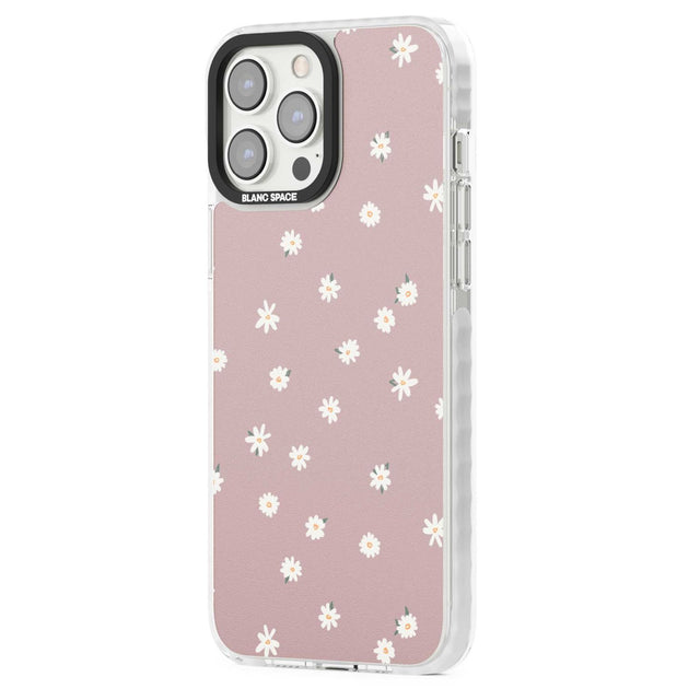 Dark Pink Cute Floral Design