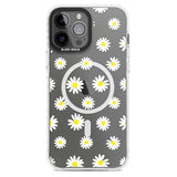 White Daisy Pattern (Clear)