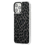 Dark Animal Print Pattern Large Leopard