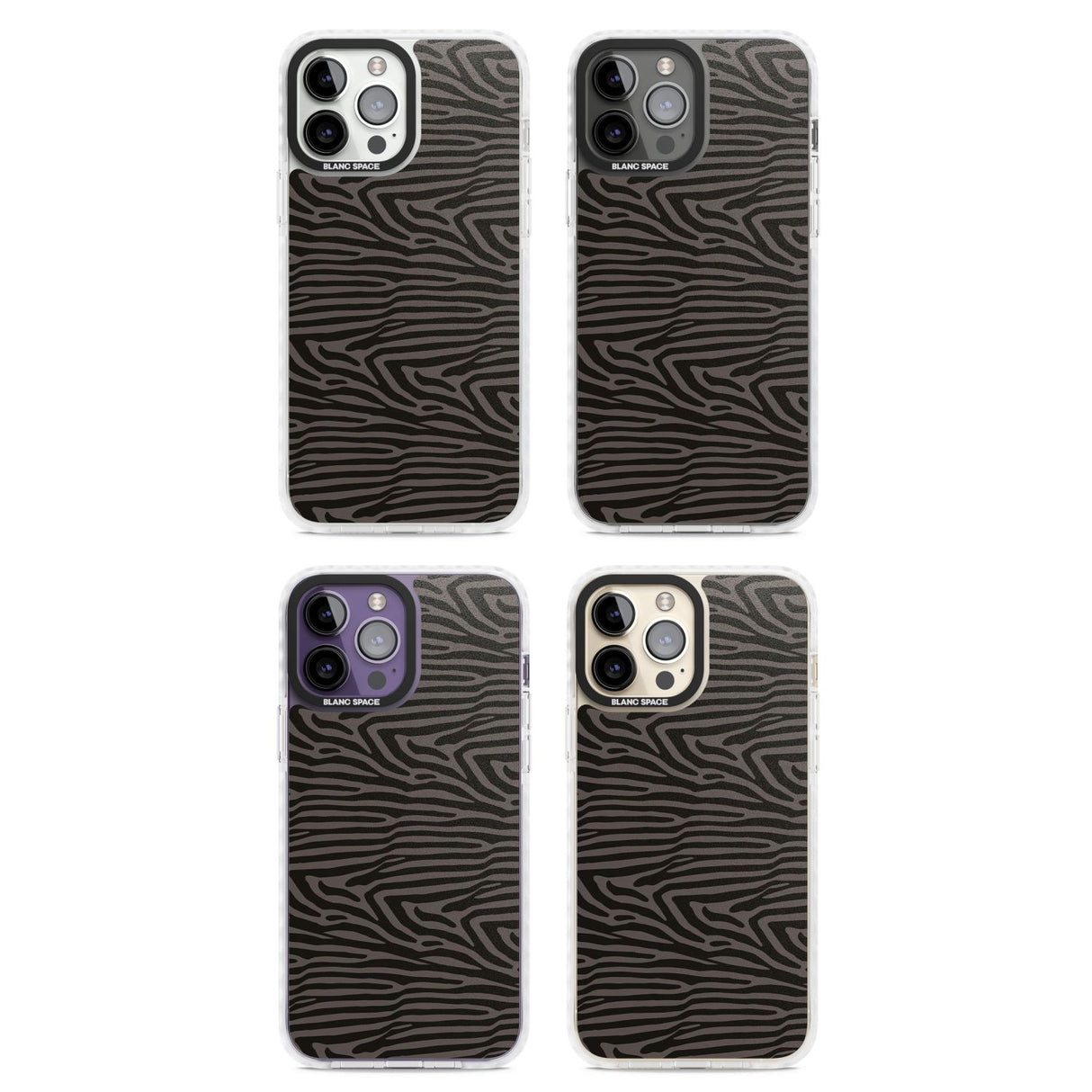 Dark Animal Print Pattern Zebra