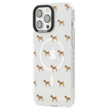 Border Terrier Dog Pattern Clear