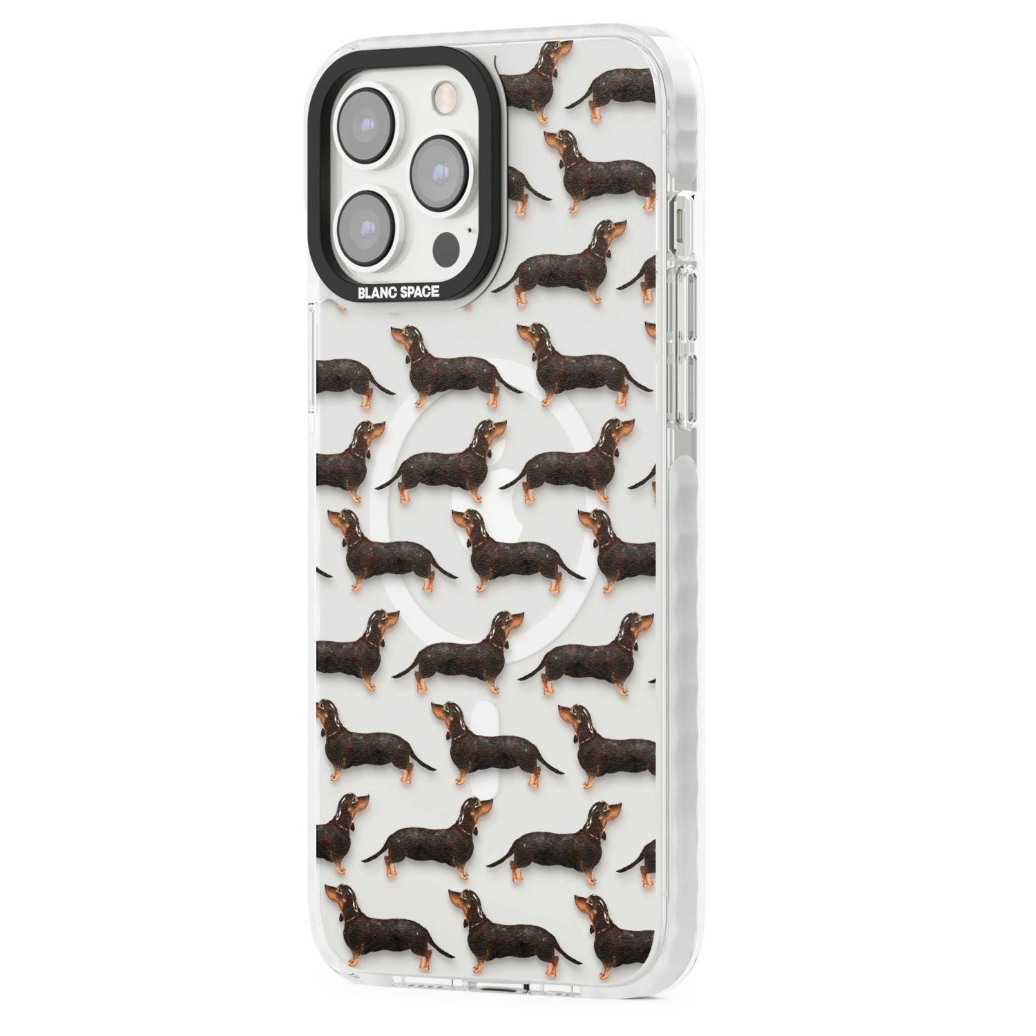 Dachshund Pattern Black Tan