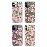 Leafy Floral Pattern Transparent Design