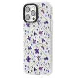 Violet & Blue Floral Pattern Design