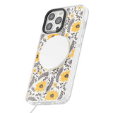 Yellow Blossoms Transparent Floral