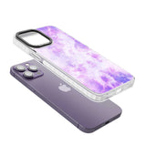 Purple Galaxy Pattern Design