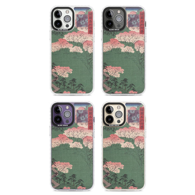 Japanese Illustration Cherry Blossom Forest