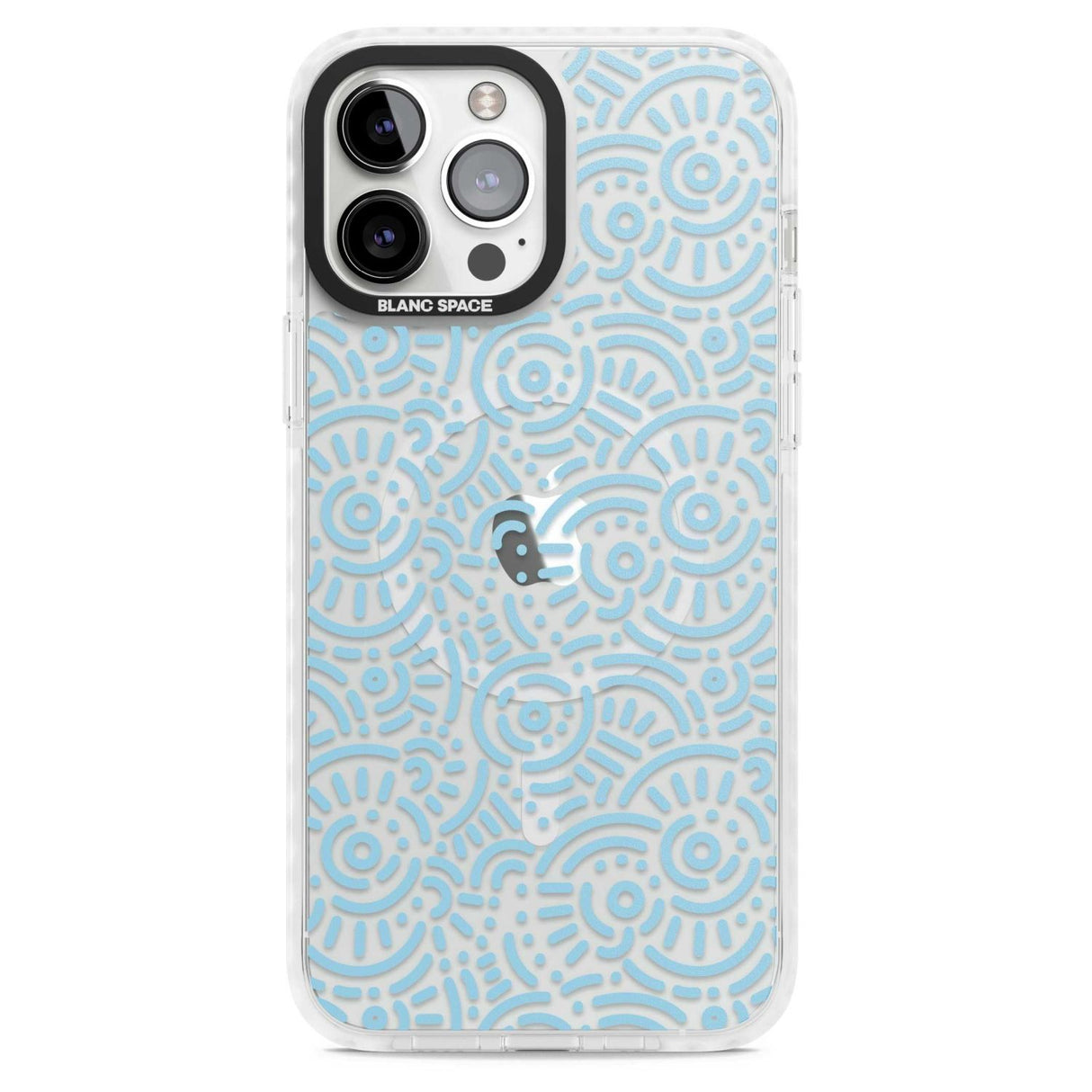 Light Blue Pattern Memphis Retro Pattern Design